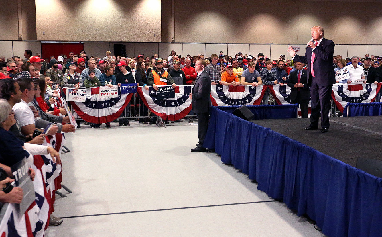 Donald Trump visited the La Crosse Center in 2016